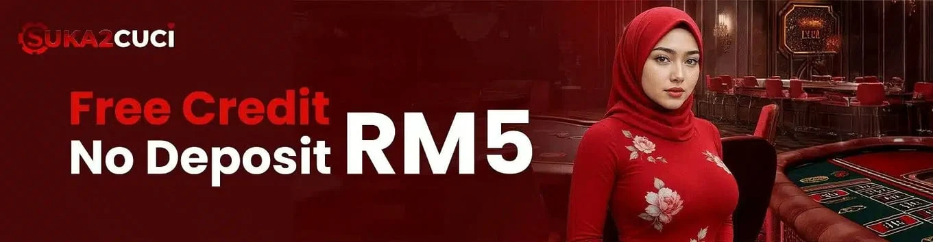 Free RM5 credit, no deposit.